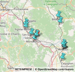 Mappa Via Learco Guerra, 52028 Terranuova Bracciolini AR, Italia (16.91)