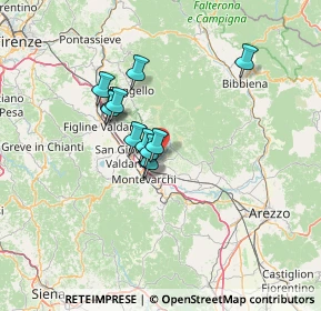 Mappa Via Learco Guerra, 52028 Terranuova Bracciolini AR, Italia (9.77)