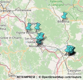 Mappa Via Learco Guerra, 52028 Terranuova Bracciolini AR, Italia (16.45105)