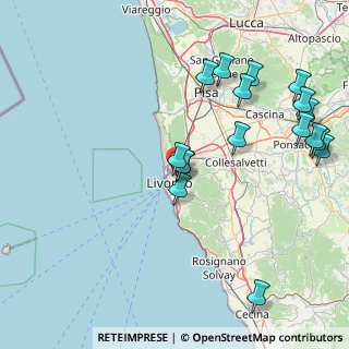 Mappa Via Firenze, 57122 Livorno LI, Italia (19.14647)