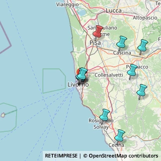 Mappa Via Firenze, 57122 Livorno LI, Italia (16.30545)