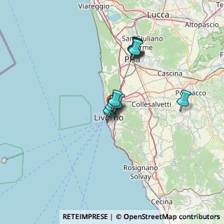Mappa Via Firenze, 57122 Livorno LI, Italia (10.0975)