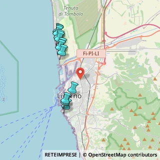 Mappa Via Firenze, 57122 Livorno LI, Italia (4.08333)