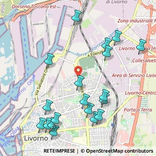 Mappa Via Firenze, 57122 Livorno LI, Italia (1.33474)