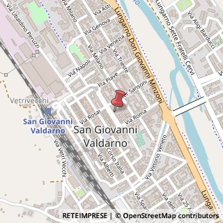Mappa Piazza della Libertà, 22, 52027 San Giovanni Valdarno AR, Italia, 52027 San Giovanni Valdarno, Arezzo (Toscana)