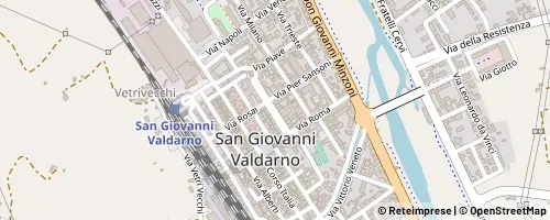 Mappa San Giovanni Valdarno