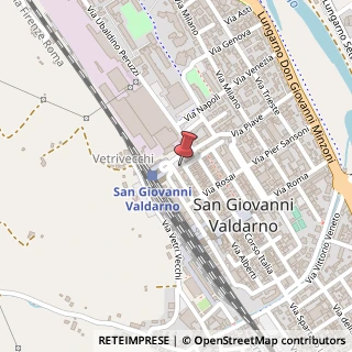 Mappa Piazza Giacomo Matteotti, 2, 52027 San Giovanni Valdarno, Arezzo (Toscana)