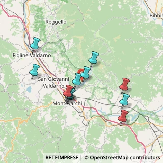 Mappa Via Marco Pantani, 52028 Terranuova Bracciolini AR, Italia (7.06333)