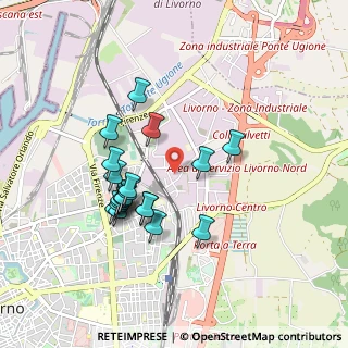 Mappa Via Giovanni Verga, 57126 Livorno LI, Italia (0.839)