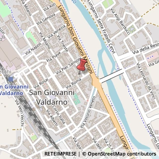 Mappa Via Trieste, 2/A, 52027 San Giovanni Valdarno, Arezzo (Toscana)