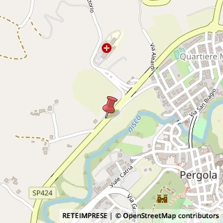 Mappa Via alcide de gasperi, 61045 Pergola, Pesaro e Urbino (Marche)