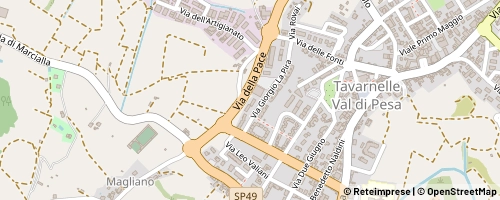Mappa Tavarnelle Val di Pesa