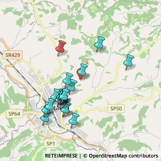 Mappa Via Quercitella, 50052 Certaldo FI, Italia (1.9375)