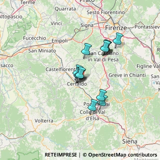 Mappa Via Quercitella, 50052 Certaldo FI, Italia (10.37714)