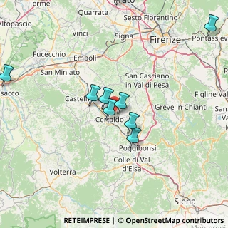 Mappa Via Quercitella, 50052 Certaldo FI, Italia (20.74909)