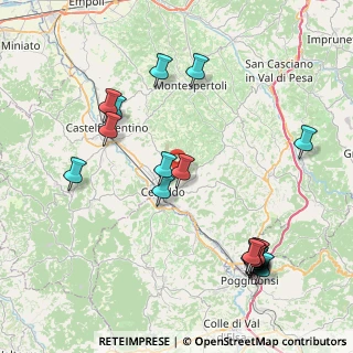 Mappa Via Quercitella, 50052 Certaldo FI, Italia (9.9365)