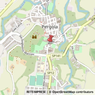 Mappa Via Don Minzoni,  40, 61045 Pergola, Pesaro e Urbino (Marche)