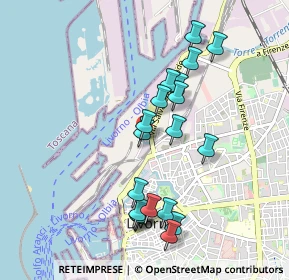 Mappa Via del Marzocco, 57123 Livorno LI, Italia (0.948)