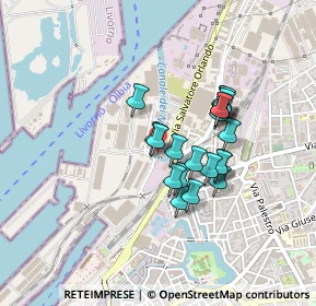 Mappa Via del Marzocco, 57123 Livorno LI, Italia (0.338)