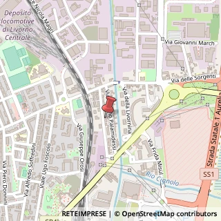 Mappa Via Giovan Battista Giacomelli, 72, 57121 Livorno, Livorno (Toscana)