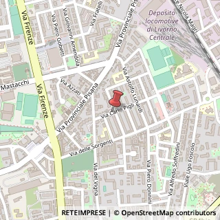Mappa Via Carlo Pigli,  33, 57121 Livorno, Livorno (Toscana)