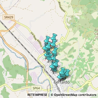 Mappa Via Enriquez Agnoletti, 50052 Certaldo FI, Italia (0.8375)