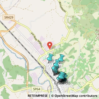 Mappa Via Enriquez Agnoletti, 50052 Certaldo FI, Italia (1.3245)