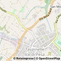 Map Tavarnelle Val di Pesa
