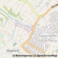 Map Tavarnelle Val di Pesa
