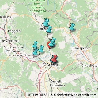 Mappa Strada Regionale Umbro Casentinese Romagnola, 52010 Capolona AR, Italia (10.86563)