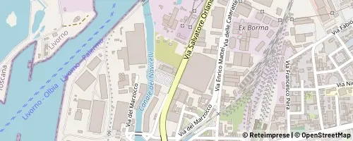 Mappa Livorno
