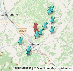 Mappa Strada Vicinale Torrione, 50052 Certaldo FI, Italia (3.29545)