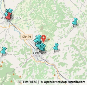 Mappa Strada Vicinale Torrione, 50052 Certaldo FI, Italia (5.40125)