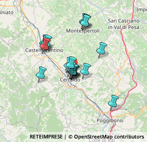 Mappa Strada Vicinale Torrione, 50052 Certaldo FI, Italia (5.38)