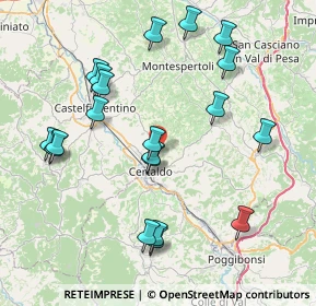 Mappa Strada Vicinale Torrione, 50052 Certaldo FI, Italia (8.761)