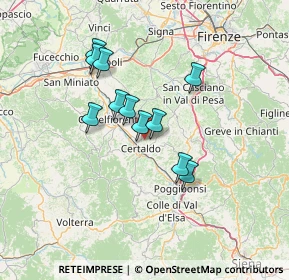 Mappa Strada Vicinale Torrione, 50052 Certaldo FI, Italia (11.37636)