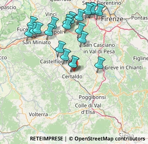 Mappa Strada Vicinale Torrione, 50052 Certaldo FI, Italia (16.5375)