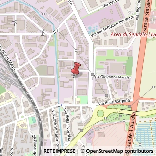 Mappa Via Gian Battista Guarini, 35, 57121 Livorno, Livorno (Toscana)