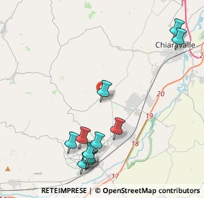 Mappa Via S. Maria, 60030 Monsano AN, Italia (4.95545)