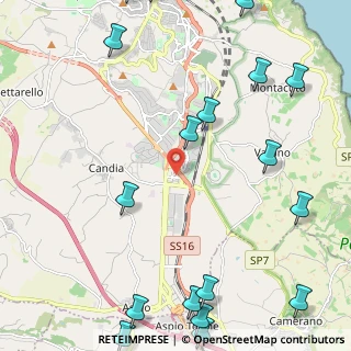 Mappa Via Dottor Sandro Totti, 60131 Ancona AN, Italia (3.533)