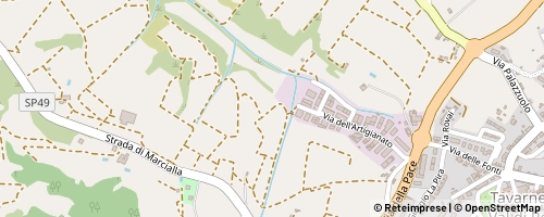 Mappa Tavarnelle Val di Pesa