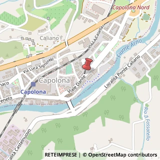 Mappa Piazza Medaglie D'Oro, 9, 52010 Capolona, Arezzo (Toscana)