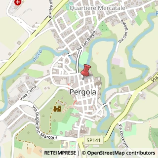 Mappa Via Felice Cavallotti, 5, 61045 Pergola, Pesaro e Urbino (Marche)
