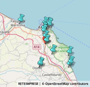 Mappa Asse Nord - Sud, 60131 Ancona AN, Italia (6.11813)