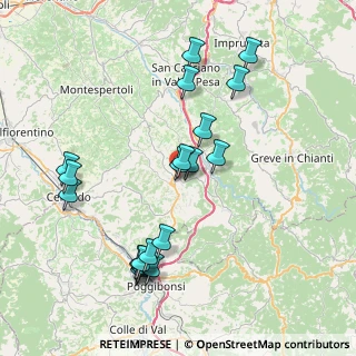 Mappa Via Aldo Moro, 50028 Tavarnelle Val di Pesa FI, Italia (8.4705)