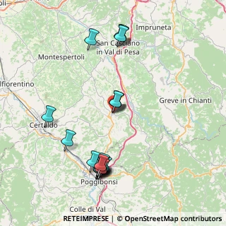 Mappa Via Aldo Moro, 50028 Tavarnelle Val di Pesa FI, Italia (8.8725)