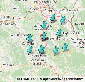 Mappa Via Aldo Moro, 50028 Tavarnelle Val di Pesa FI, Italia (10.72933)