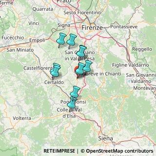 Mappa Via Aldo Moro, 50028 Tavarnelle Val di Pesa FI, Italia (9.04545)
