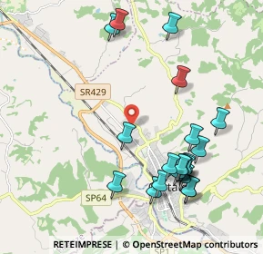 Mappa Via Emilia Romagna, 50052 Certaldo FI, Italia (2.294)