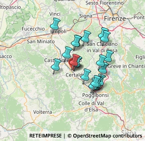 Mappa Via Veneto, 50052 Certaldo FI, Italia (10.5135)